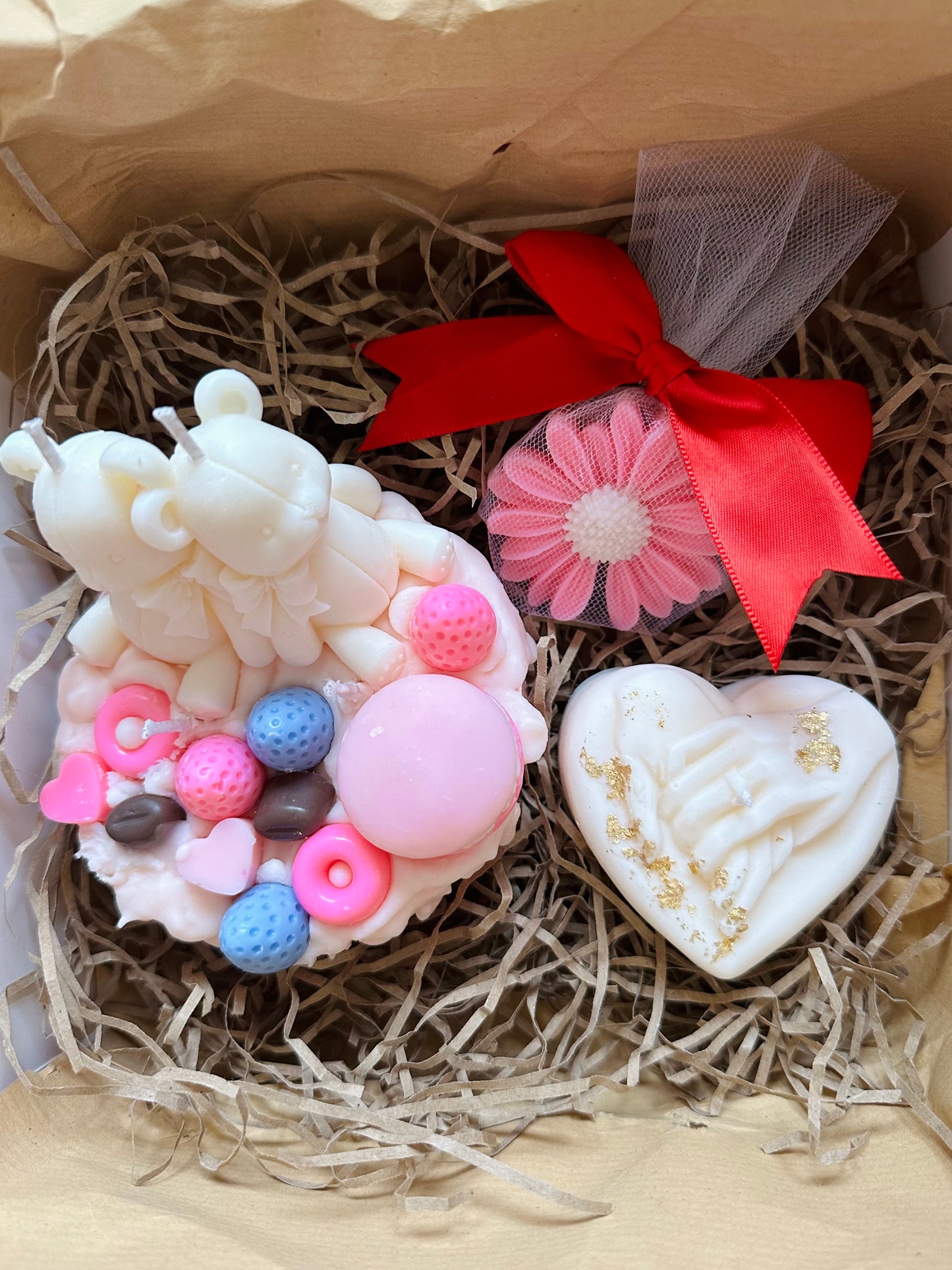 Cake lover gift set candles